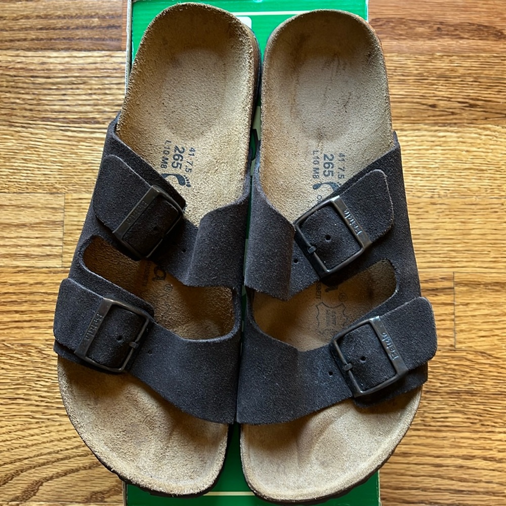 🌿Betula by Birkenstock Unisex Suede Sandals NIB - Picture 1 of 12